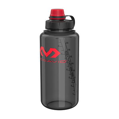 McDavid Sport Gamer 34oz / 1L Water Bottle, Smoke/Red - Yahoo Shopping