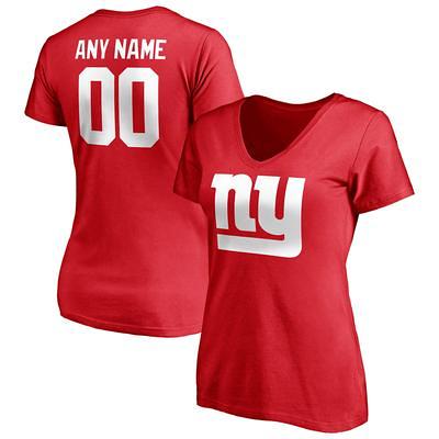 Men's Fanatics Branded Royal New York Giants Team Authentic Personalized Name & Number T-Shirt Size: Extra Large