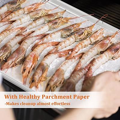 200-Pack Precut Parchment Paper Sheets 12 x 16 inches, Unbleached Brown  Nonstick Liners for Half Sheet Pan for Baking, Cooking, Grilling, Air  Fryer