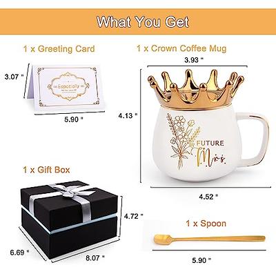 Bride To Be Gifts, Bridal Shower Gift Engagement Gifts for Women, Bride  Gifts - Future Mrs Crown Coffee Mug 12oz Wedding Engaged Party Gifts  Bachelorette Gifts for Her, Fiancee, Wifey - Yahoo Shopping