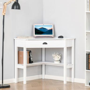 Medford Corner Desk with Storage Green - Buylateral