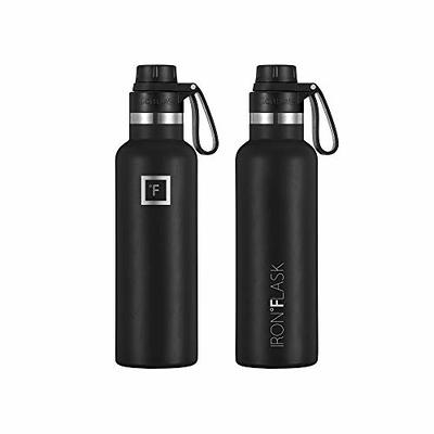 IRON °FLASK Sports Water Bottle - 20 Oz, 3 Lids (Spout Lid), Leak Proof,  Vacuum Insulated Stainless Steel, Hot Cold, Double Walled, Thermo Mug