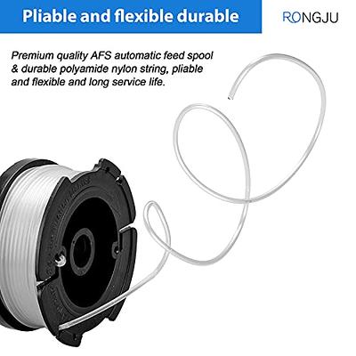 RONGJU 16 Pack Weed Eater Replacement Parts for Black&Decker AF-100, 12  Pack 30ft 0.065 String Trimmer Line Replacement Spools + 2 Pack RC-100-P  Caps&Springs (12 Spools+ 2 Caps+2 Springs) - Yahoo Shopping