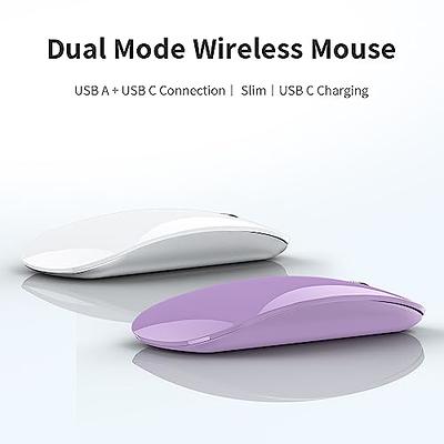  RisoPhy Wireless Gaming Mouse,Tri-Mode 2.4G/USB-C