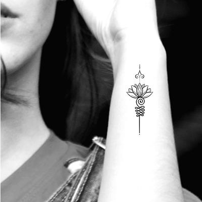 lotus tattoo wrist