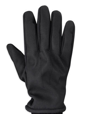 Freehands Men's Stretch Thinsulate Gloves (Small, Black) 11121MS