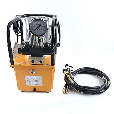 110V Electric Driven Hydrauic Pump - 750W Double Acting Hydraulic Pump + Solenoid  Valve Pedal Switch for Punching/Bending/Jack Machine 7L Capacity 30KG -  Yahoo Shopping