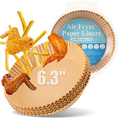  Air Fryer Disposable Paper Liner, 120 Pcs, Non-stick