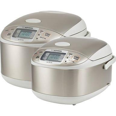 Tayama TRC-10 Cool Touch 10-Cup Rice Cooker and Warmer with Steam Basket,  White