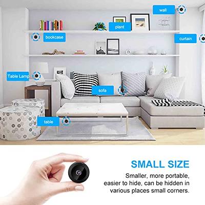 Tbaok Mini WiFi Camera, 1080P Full Home Security Micro Cam Video Audio  Recorder Camcorder, Small Camera Indoor Outdoor Tiny Camera with 150° Wide  Angle Remote View/Motion Detection/Night Vision - Yahoo Shopping