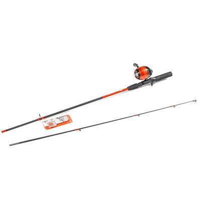South Bend Neutron Spincast Fishing Rod & Reel Combo, Orange, 5' 6