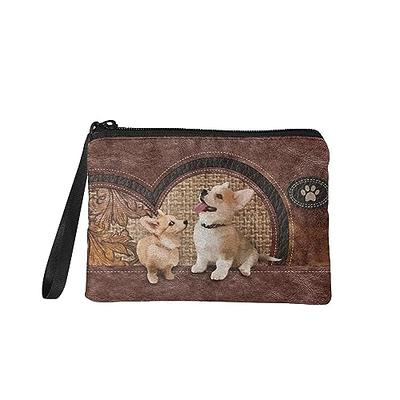 Corgi Wristlet with Matching Change Purse