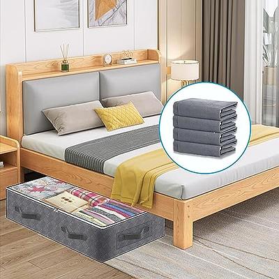 Foldable Under Bed Bags Thick Breathable Underbed Clothes Storage