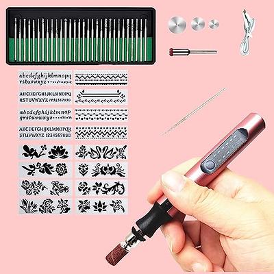 3 Gear Cordless Engraving Pen Mini DIY Engraver Vibro Engraving Tool Kit