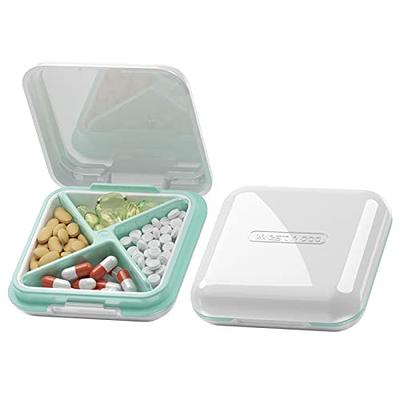 Yewltvep Pill Bottle Organizer, Medicine Organizer Box, Travel