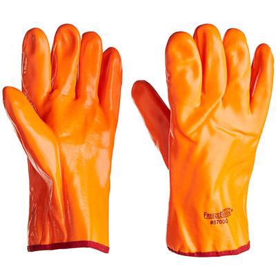 Safety Orange Insulated PVC Dipped Gloves : Insulated Chemical Resistant  Gloves : Industrial Safety Gloves and Hand Protection