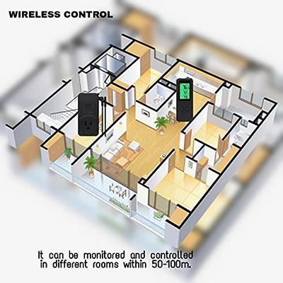 DIGITEN Wireless Temperature Controller WTC200 Thermostat Outlet