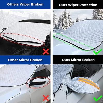 Dracoplex Windshield Cover, SnowShield Magnetic Car Anti Freeze