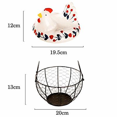 Chicken Design Egg Storage Basket