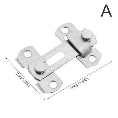 BALERP Stainless Steel Latch with 4 Screws,Flip Door Sliding Latch