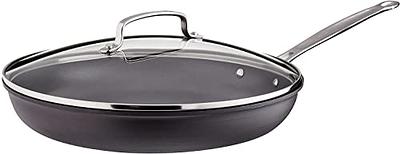  Calphalon 1948252 Signature Hard Anodized Nonstick Covered  Dutch Oven, 5 quart, Black & Classic Hard-Anodized Nonstick Cookware, 5-Quart  Saute Pan with Lid: Home & Kitchen