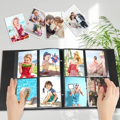 Artmag Photo Picutre Album 4x6 500 Photos, Extra Large Capacity Leather  Cover Wedding Family Photo Albums Holds 500 Horizontal and Vertical 4x6  Photos