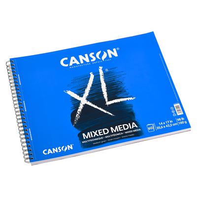 Canson 100516254 Mixed Media Paper, XL Series, 12 x 18 size, White