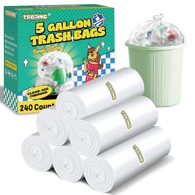 Small Bathroom Trash Bags Garbage Bags Unscented Plastic Waste