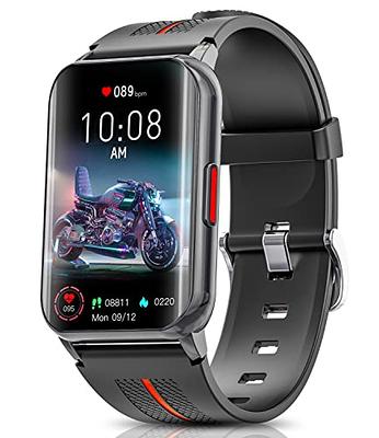 EIGIIS Smart Watch for Men 1.43 Inch AMOLED Always On Display Big Screen  Smart Watch with Text and Call Fitness Watch with Heart Rate Sleep Monitor  Pedometer Smartwatch for iPhone Andorid Phones 
