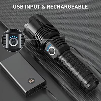 High Powered 900000LM LED Flashlight Super Bright Torch USB