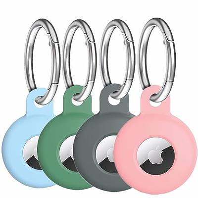 2 Pack】 Linsaner Compatible with AirTag Case Keychain Air Tag