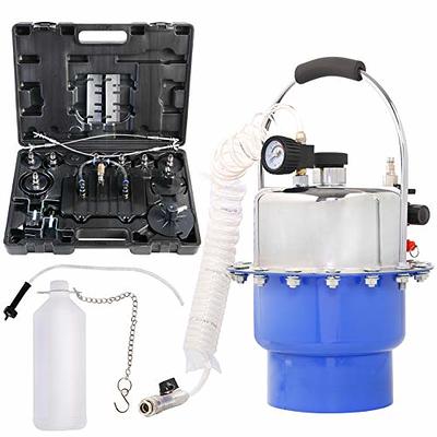 YSTOOL Brake Bleeder Kit Pneumatic Pressure Brake Clutch Fluid Bleeding Tool  Set with Master Cylinder Adatpers Air Power Pressurized Oil Change Bleeder  Machine and Waste Oil Collection Bottle (Blue) - Yahoo Shopping