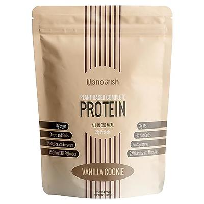 TB12 Plant Based Protein Powder by Tom Brady, 24G of Vegan Pea Protein, Low Sugar, Low Carb, Non-GMO, Meal Replacement, Keto Friendly, Paleo, Sugar