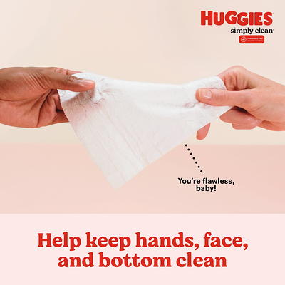 Huggies Special Delivery Baby Wipes, Unscented, 6 Pack, 336 Total