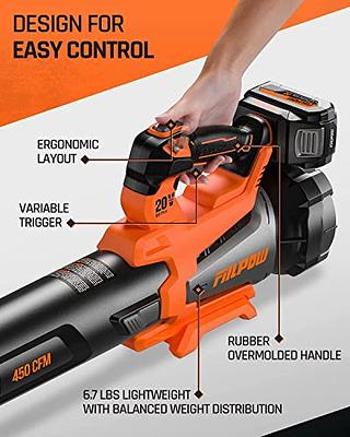 Adedad Cordless Leaf Blower with Two Batteries and Charger 150 MPH