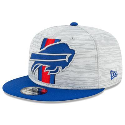 Men's New Era Gray Buffalo Bills Distinct 39THIRTY Flex Hat