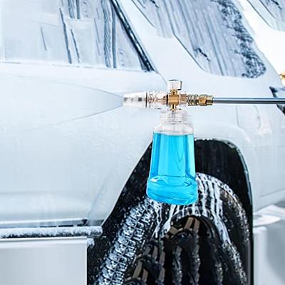 Foam Cannon, Carwash Cannon Foam Nozzle for Car, Cannon for Pressure  Washer, Car Foam Sprayer, Thickened Adjustable Multi-Angle Snow Foam, Quick  Connector and 1l Bottle - Yahoo Shopping