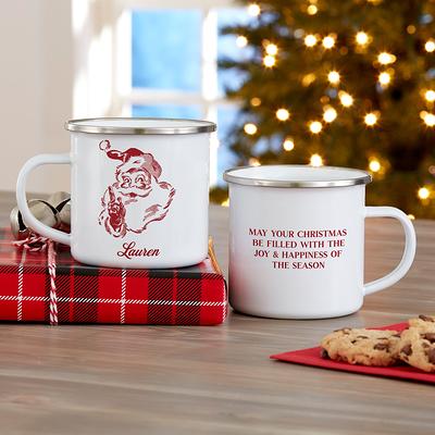 Personalized Kids Christmas Mug, Elf Gift For Kids, Stocking Stuffers,  Enamel - Yahoo Shopping