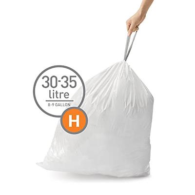 FREE SHIPPING! 8 Gallon Garbage Bags 8 Gallon Trash Bags 8 GAL Can Liners  24 Inch 6 Micron Clear