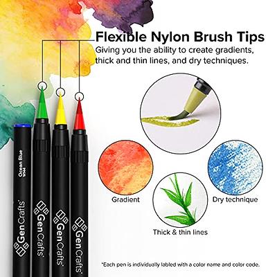 Watercolor Set of 100 With Brush