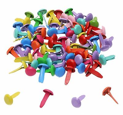 100pcs Metal Mini Craft Brads Split Pins Paper Fasteners