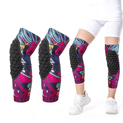 HiRui Knee Pads for Kids Youth Adult, Basketball Knee Brace Knee Sleeves,  Collision Avoidance Kneepad Knee Support for Volleyball Football Cycling