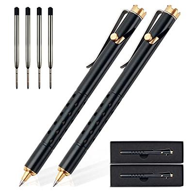 YUEZUDPO 6 Pieces Metal Pen Set, include 2 Bolt Action Pen with 4 Refills  Tactical Brass EDC Pen Aluminum Mini Pocket Pen for Christmas, Birthday,  Graduation - Yahoo Shopping