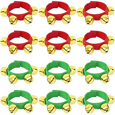 Augshy 12 Packs Christmas Wristbands Jingle Bells with Gold Bells, Bracelet  Ankle Bells Musical Instruments for Christmas Gifts Kids Party Favor Toys  (6Red and 6Green) - Yahoo Shopping