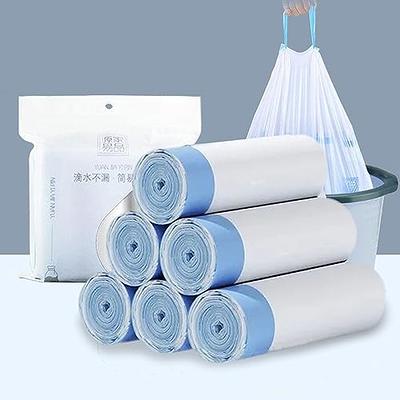 4 Gallon Drawstring Trash Bags 108 Counts, White Unscented