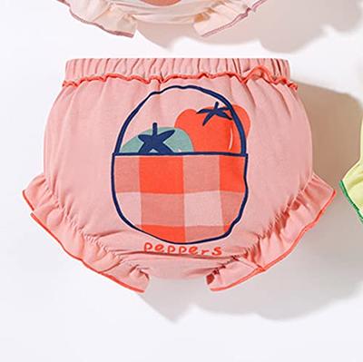 Kids Children Girls Underwear Cute Print Briefs Shorts Pants