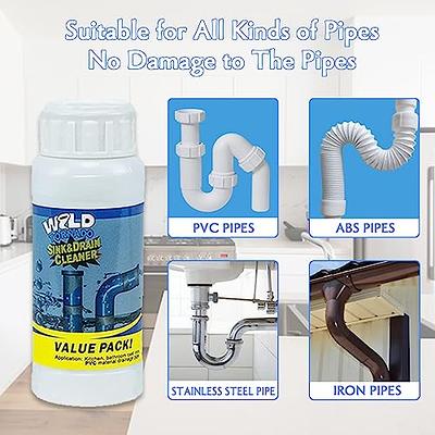 Wild Tornado Strengthfully Sink and Drain Cleaner, Powerful Sink and Drain  Cleaner Pipe Cleaner, Quick Foaming Drain Cleaner, for Pipes Toilet Kitchen