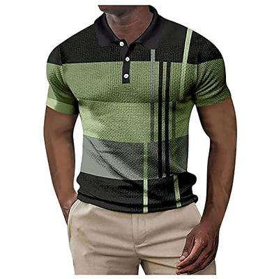 Mens Polo Shirts,Men's Short Sleeve Polo Shirts Casual Color