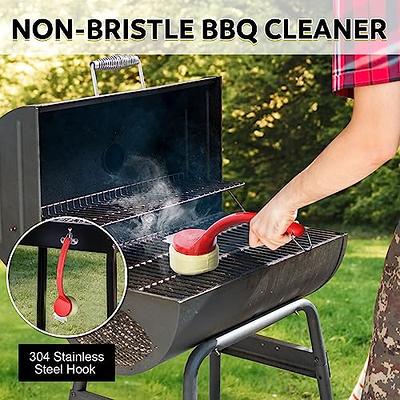 Grill Brush Bristle Free BBQ Non Wire Grill Brush and Scraper 16.5