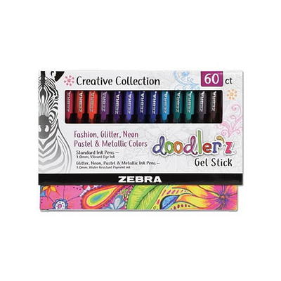 Pen + Gear Gel Stick Pens, Medium Point, 0.7 mm, Assorted Colors, 48-Count, 192511, Multicolor